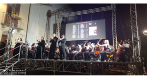 Un momento della serata