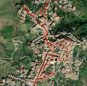 Percorso Centro storico XC Night Montalto Uffugo