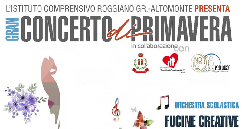 Roggiano Gravina Gran Concerto di Primavera 4 giugno 2025