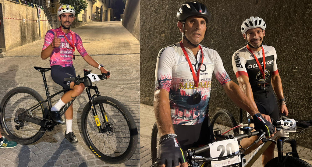 XC Night Montalto Uffugo, Tony Vigoroso, Antonio Mazzullo e Santino Rovito, rispettivamente primo, secondo e terzo classificato