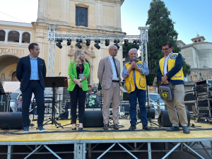 XC Night Montalto Uffugo, la conseegna del defibrillatore