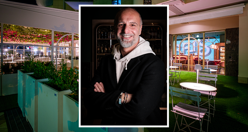 Andrea Scanga titolare del locale Labels di Rende in provincia di Cosenza