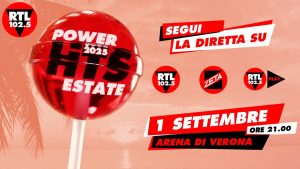 Art Show Dance Academy all’Arena di Verona per RTL 102.5 Power Hits Estate