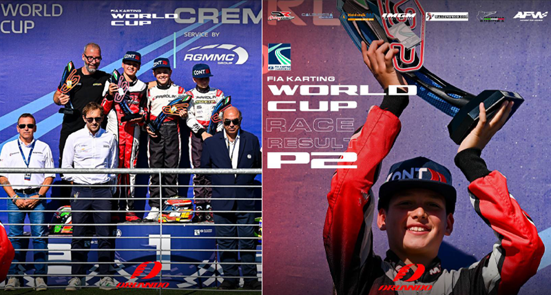 Michele Orlando è Vice Campione del Mondo nel FIA Karting OKN Junior