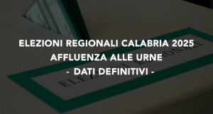 Elezioni regionali Calabria, ha votato il 43,14% degli aventi diritto: Cosenza registra il 53,81%