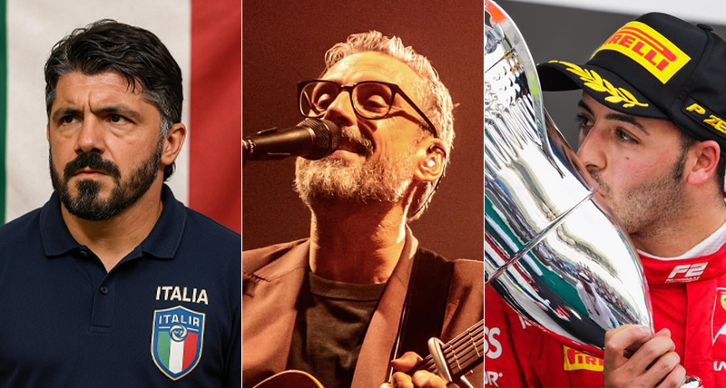 Gennaro Gattuso, Brunori SAS e Antonio Fuoco