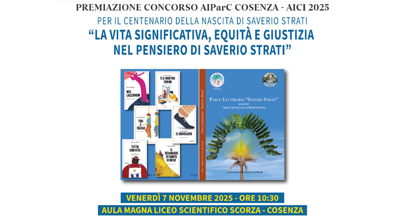 A Cosenza la cerimonia di premiazione del concorso dedicato a Saverio Strati