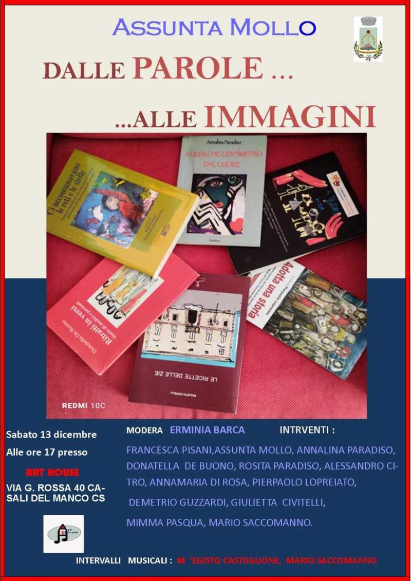 assunta mollo, dalle parole alle immagini