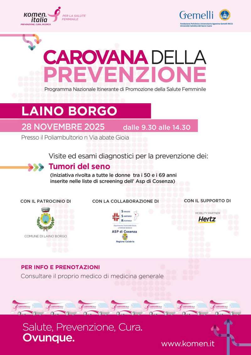 laino carovana prevenzione