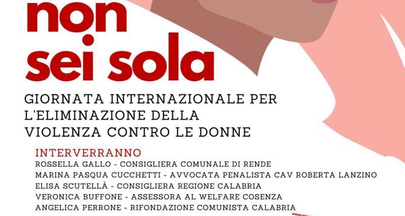 non sei sola a rende