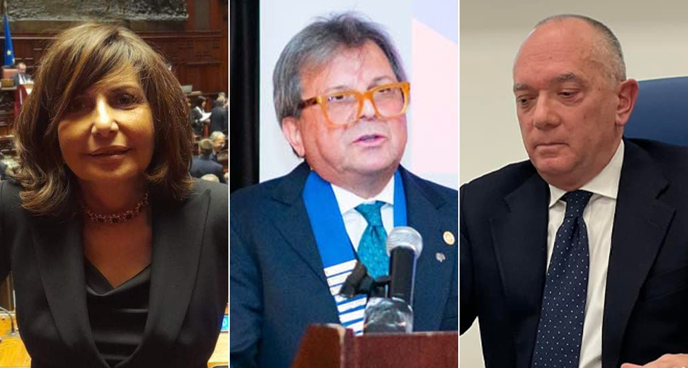 Simona Loizzo, Sergio Mazzuca e Nicola Carratelli