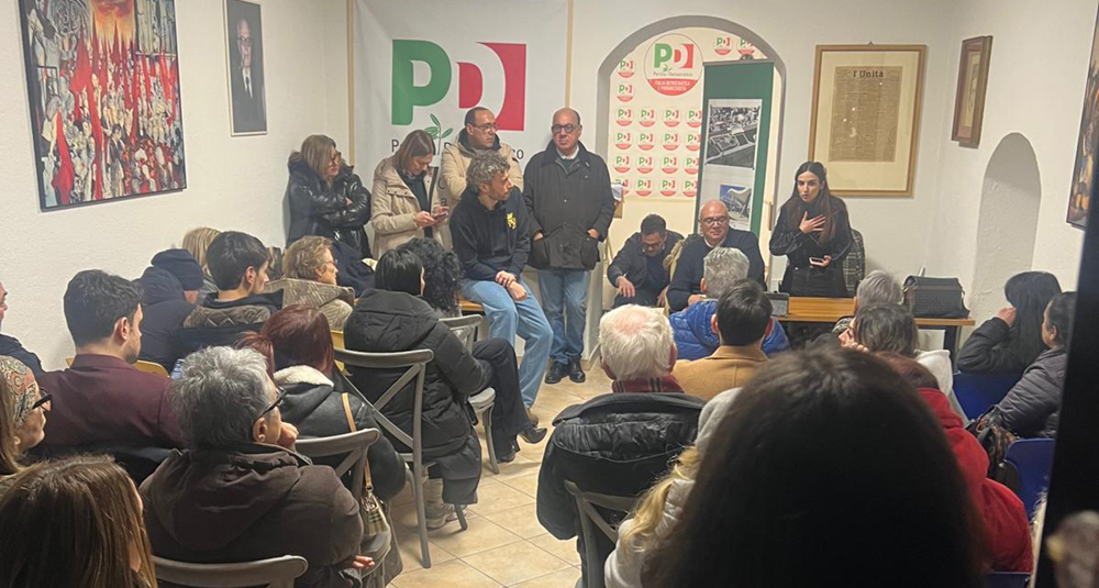 Riunione del circolo PD Marica Zuccarelli di Cosenza
