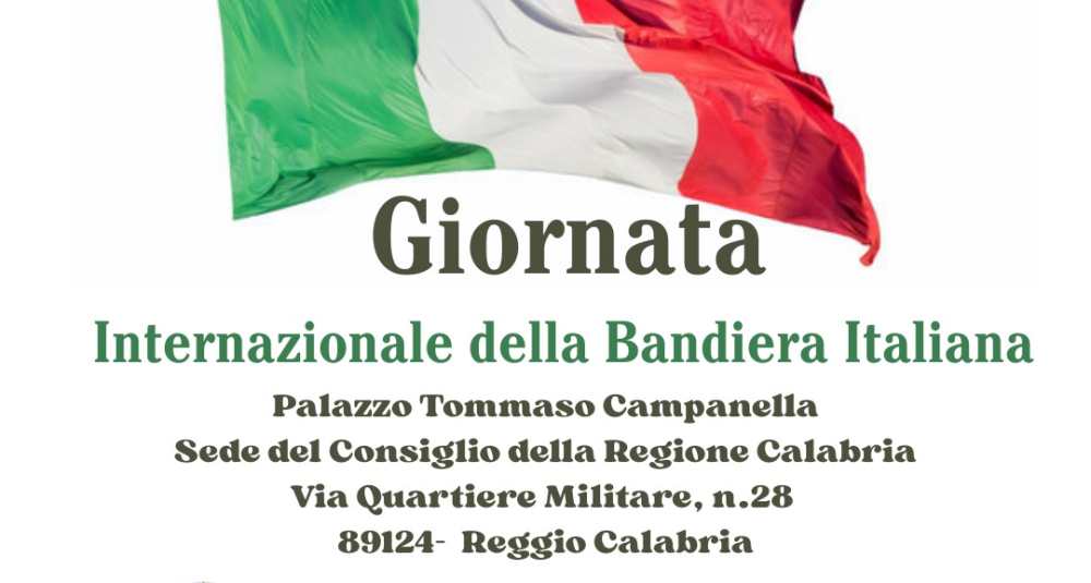 Festa della Bandiera in Calabria: il Presidente Cirillo riceve Anziani Italia il 17 marzo