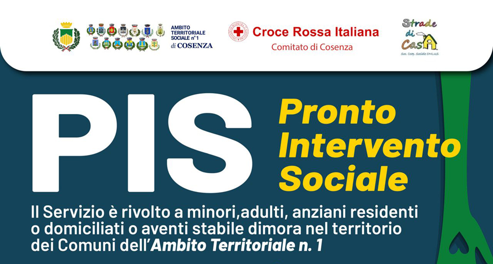 Comune di Cosenza, tutto pronto per il lancio del servizio di Pronto intervento sociale (PIS)