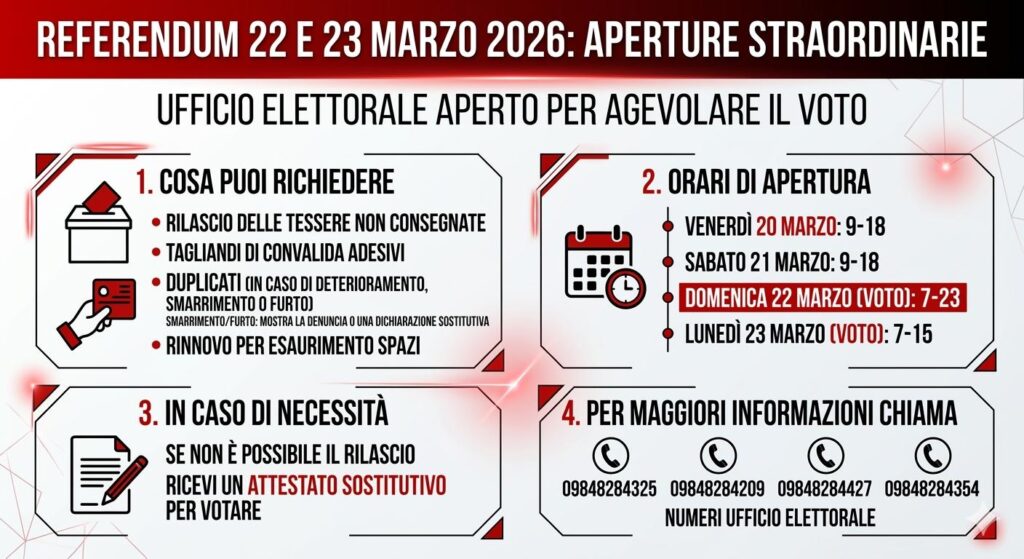 Referendum Rende Ufficio elettorale