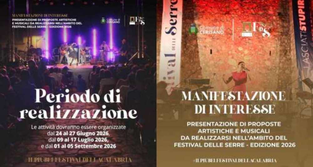 Cerisano borgo delle arti: al via le residenze creative e il bando per il Festival delle Serre