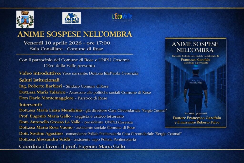 Rose, viaggio dietro le sbarre: il 10 aprile si presenta "Anime Sospese nell'Ombra"