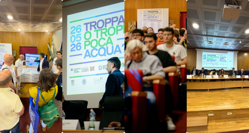 “Troppa o troppo poca acqua?”; all’Unical si decide il futuro dell’acqua nel Mezzogiorno