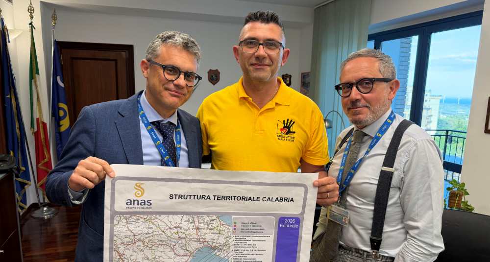Statale 106, intesa Anas e “Basta Vittime”: via libera ai nuovi cantieri