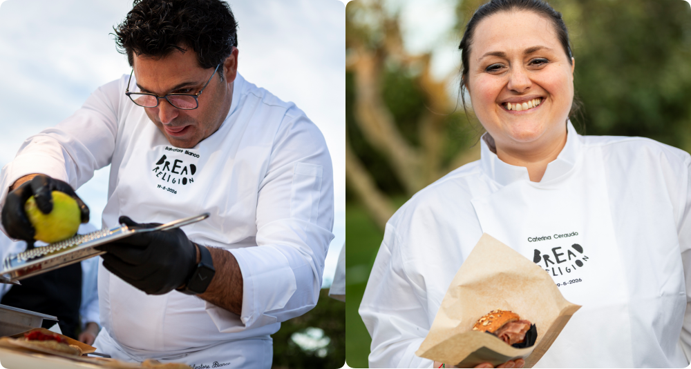 La Calabria gourmet stupisce la Capitale: Ceraudo e Biafora protagonisti a “Bread Religion”