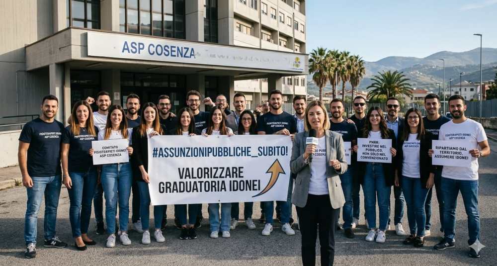 ASP Cosenza: fisioterapisti idonei chiedono assunzioni per l’ADI