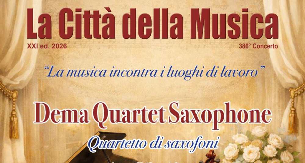Corigliano-Rossano, “La Città della Musica” porta l’arte nei luoghi di lavoro: il concerto del Dema Quartet