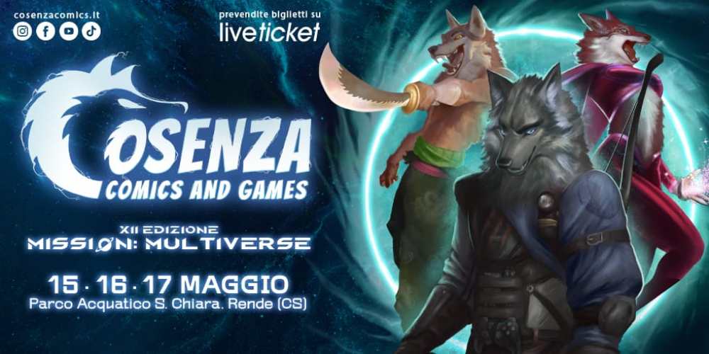 Cosenza Comics 2026, si accendono i riflettori: dal 15 maggio il festival invade Rende