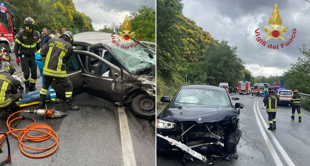 Cosenza, grave incidente stradale sulla SS 107: due persone ferite