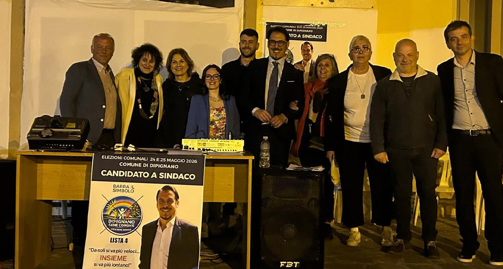 Dipignano, al via la campagna elettorale del candidato sindaco Antonio Crescibene