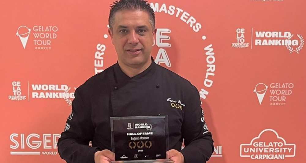 Il gelato calabrese conquista il pianeta: Eugenio Morrone vince ancora il World Ranking 2026