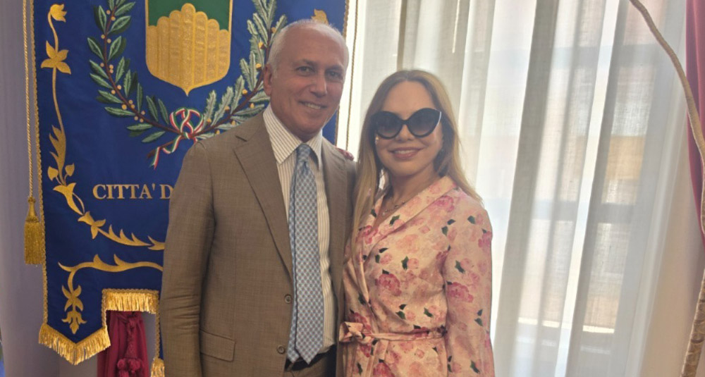 Franz Caruso e Ornella Muti