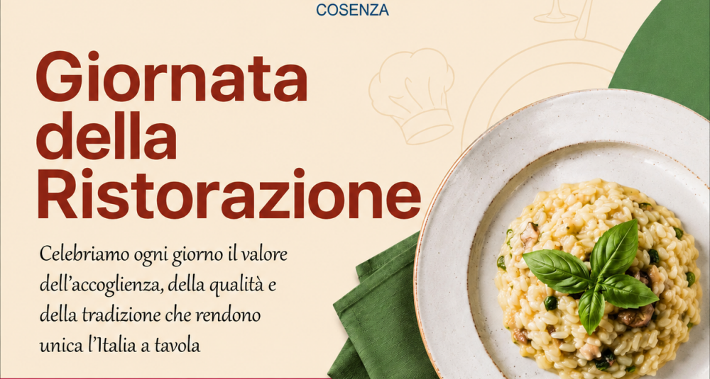 Cosenza celebra la Giornata della Ristorazione tra eccellenze locali e promozione del territorio