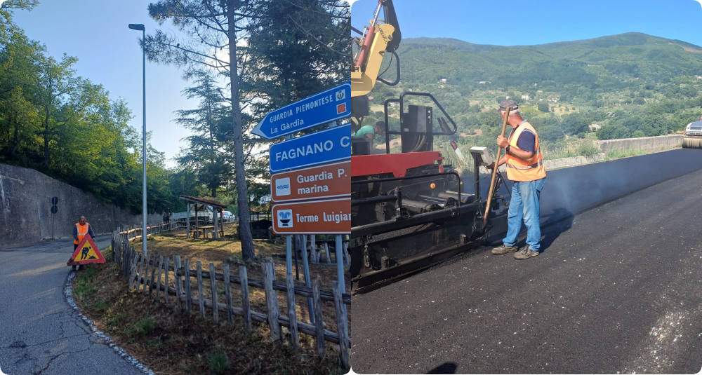 Provincia di Cosenza, proseguono gli interventi di manutenzione sulle strade in vista dell’estate: il piano di Faragalli