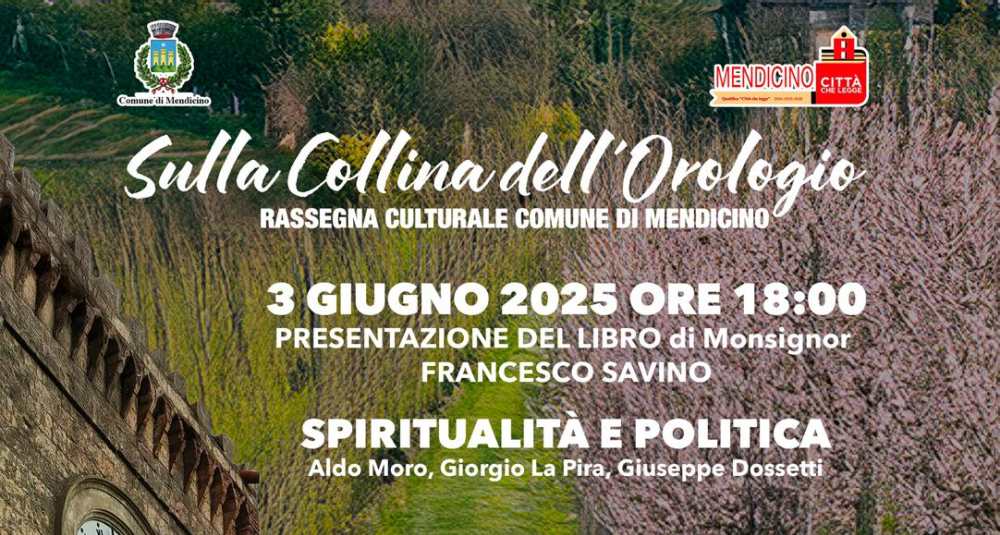 Mendicino, Monsignor Savino presenta il libro su Moro, La Pira e Dossetti: il legame tra spiritualità e politica