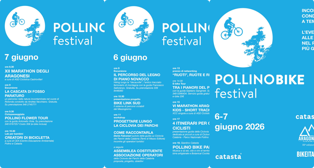 Pollino Bike Festival 2026: programma e orari della Marathon degli Aragonesi