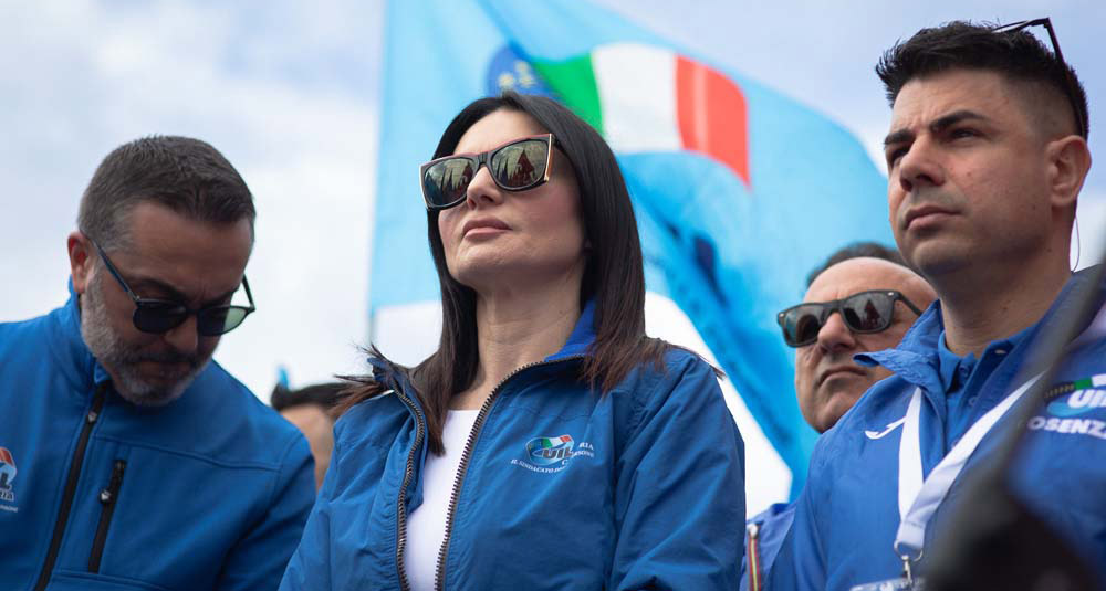 Primo Maggio Mariaelena Senese UIL Calabria