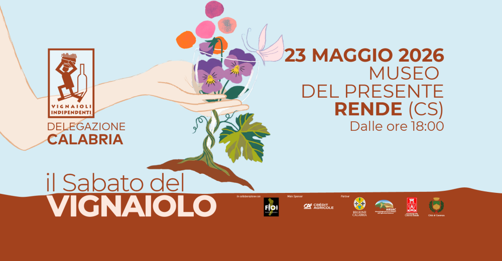 Rende brinda alla convivialità: il 23 maggio è il gran giorno del Sabato del Vignaiolo