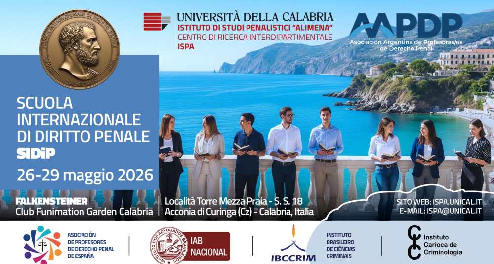 L’Università della Calabria lancia la “Scuola internazionale di Diritto penale”: l’Unical al centro del dibattito globale