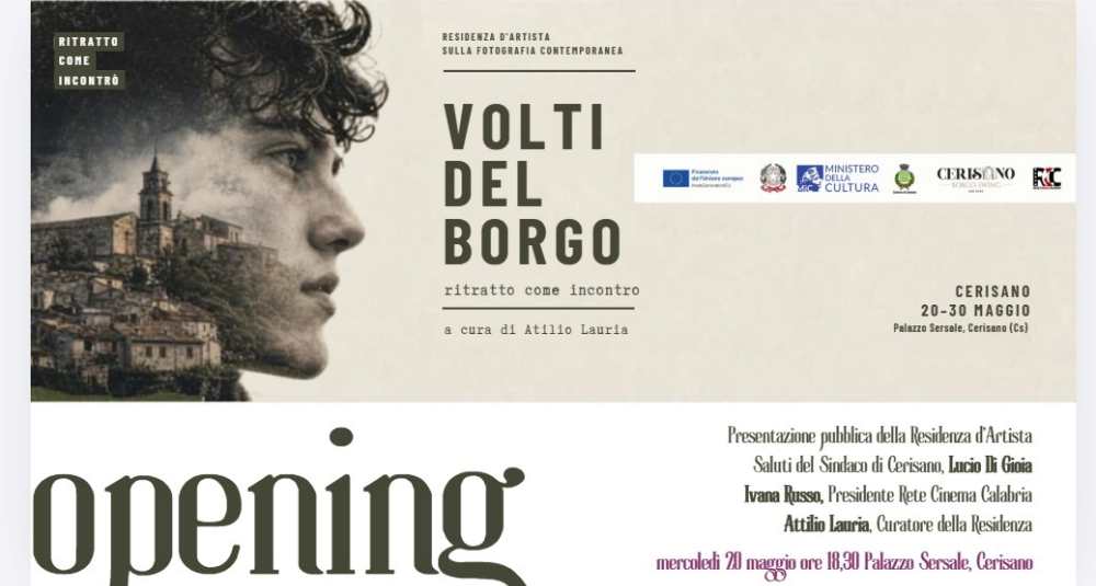 Cerisano, mercoledì 20 maggio a Palazzo Sersale la presentazione di ‘Volti del Borgo’