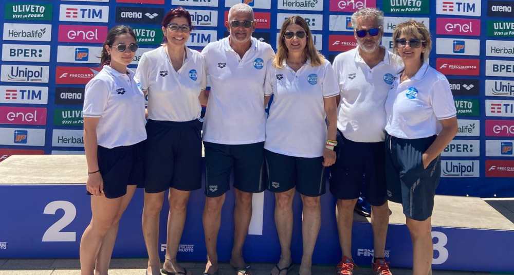 Giudici di gara calabresi ai Campionati Nazionali di Nuoto a Piombino
