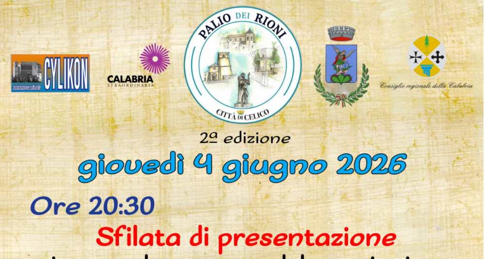 Celico si veste a festa: al via la seconda edizione del Palio dei Rioni