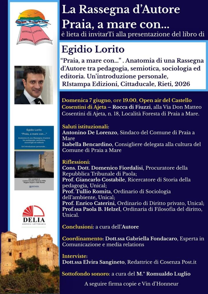 Praia a Mare presentazione del volume di Egidio Lorito
