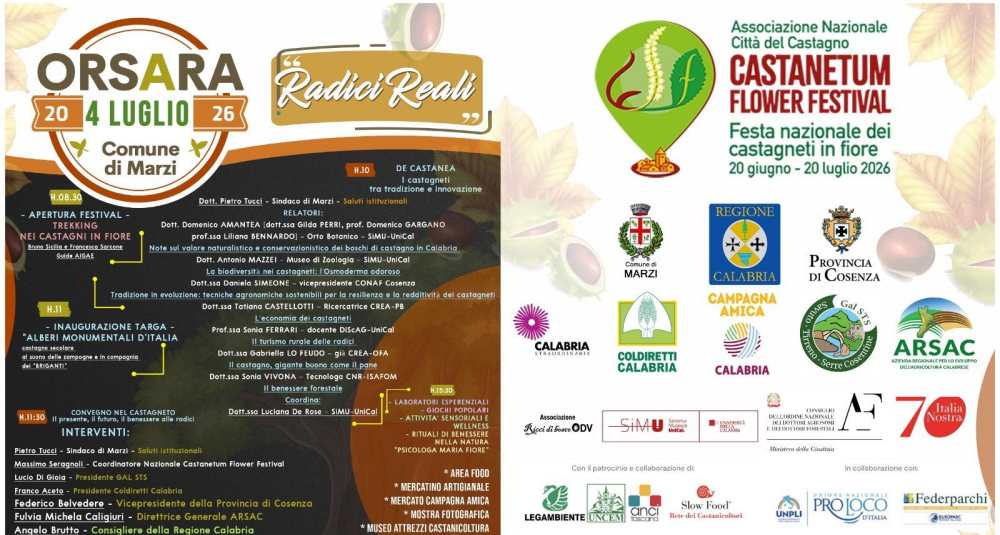 Nel Castagneto di Orsara fioriscono le radici del futuro