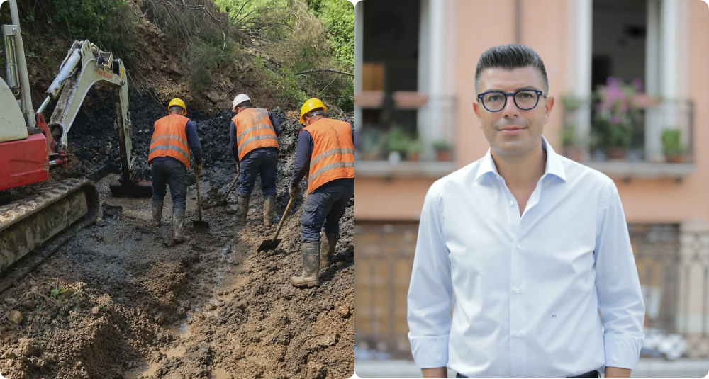 Via Badessa di Portapiana a Cosenza, avviati i lavori dopo la segnalazione: Spadafora ringrazia cittadini ed enti intervenuti