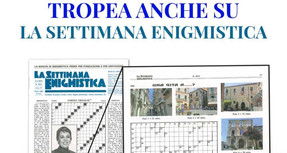 Tropea sulla Settimana Enigmistica, Macrì: siamo borgo storico e non solo destinazione balneare