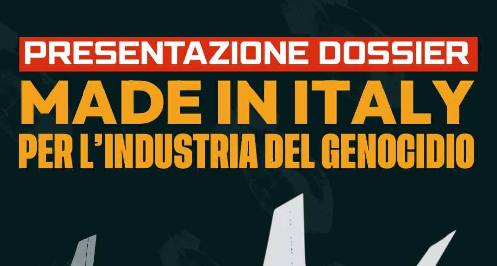 Incontro alla Base di Cosenza: i Giovani palestinesi presentano il dossier sul Made in Italy e il traffico di armi per Israele