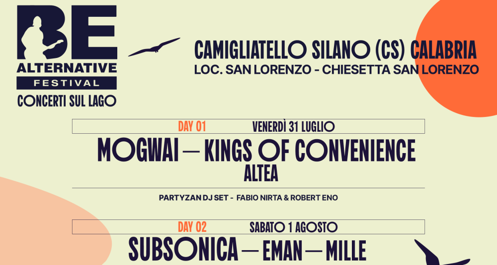 Camigliatello si prepara al Be Alternative: tre giorni di grandi concerti al Lago Cecita