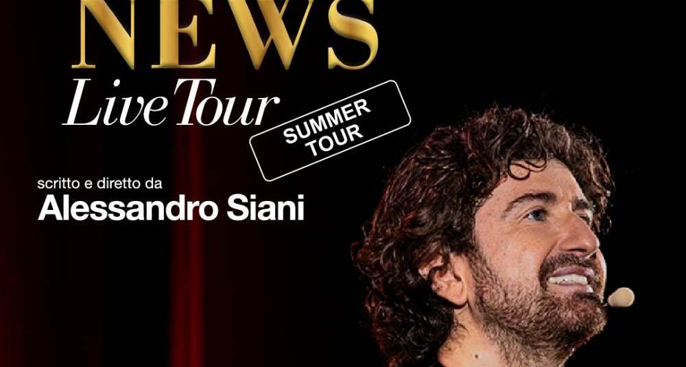 Alessandro Siani a Corigliano-Rossano: a agosto l’unica data estiva in Calabria con lo show «Fake News»