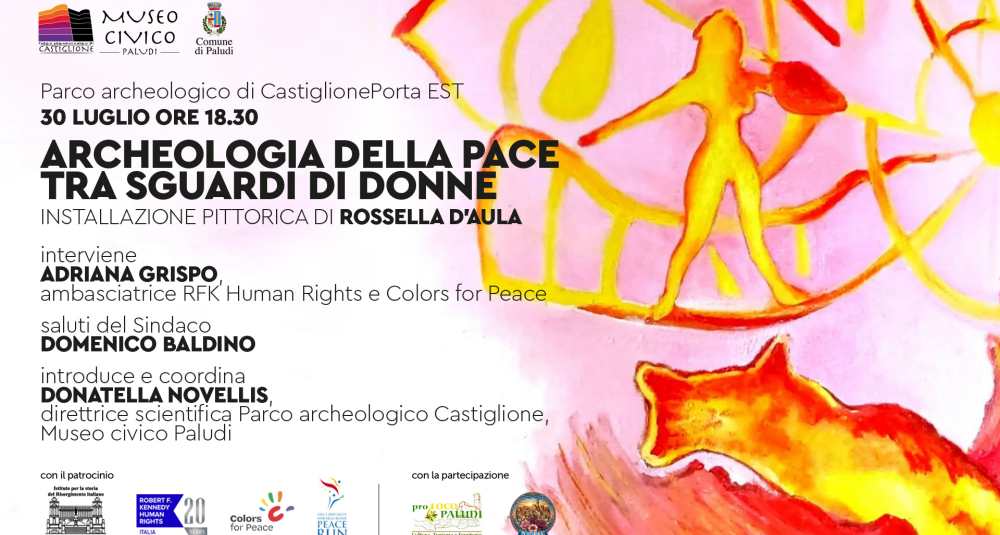 “Archeologia della pace”: il Parco di Castiglione di Paludi si trasforma in un manifesto di arte e diritti civili