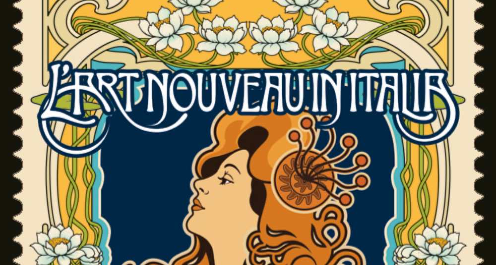 L’Italia celebra il Liberty: Poste Italiane presenta il nuovo francobollo dedicato all’Art Nouveau